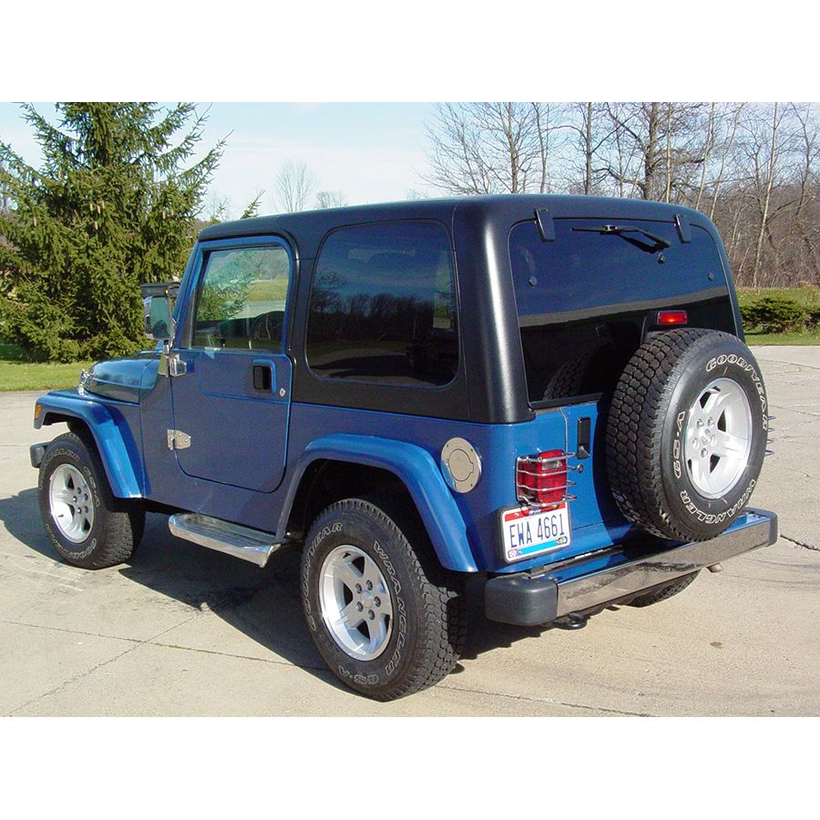KENTROL Jeep TJ Side Steps Pair TJ - 2001-06 Polished Silver Kentrol  30518