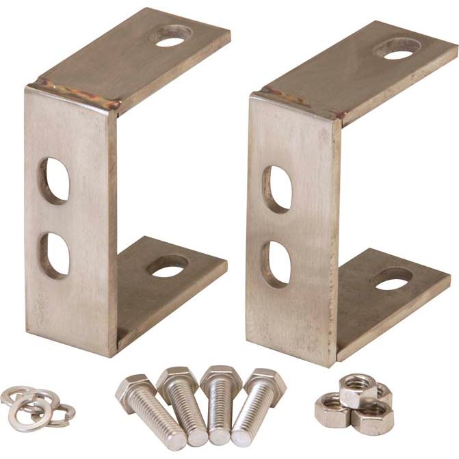 KENTROL 30527 Jeep for YJ Rear Bumper Brackets Pair 87-95 Wrangler
