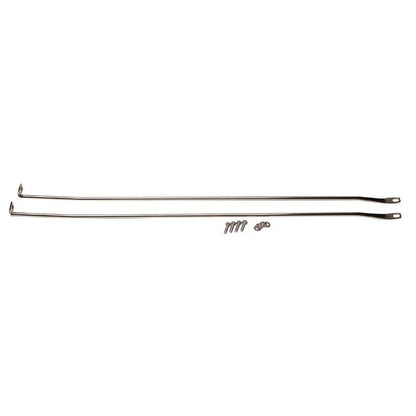 KENTROL Jeep TJ Strut Rod Kit 97-06 Wrangler TJ Polished Silver Kentrol  30529