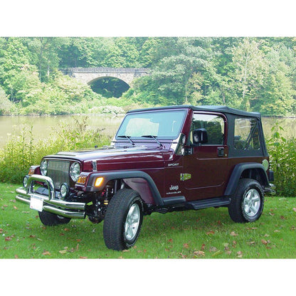 KENTROL Jeep TJ Billet Style Gas Hatch 97-06 Wrangler TJ Polished Silver Kentrol  30553