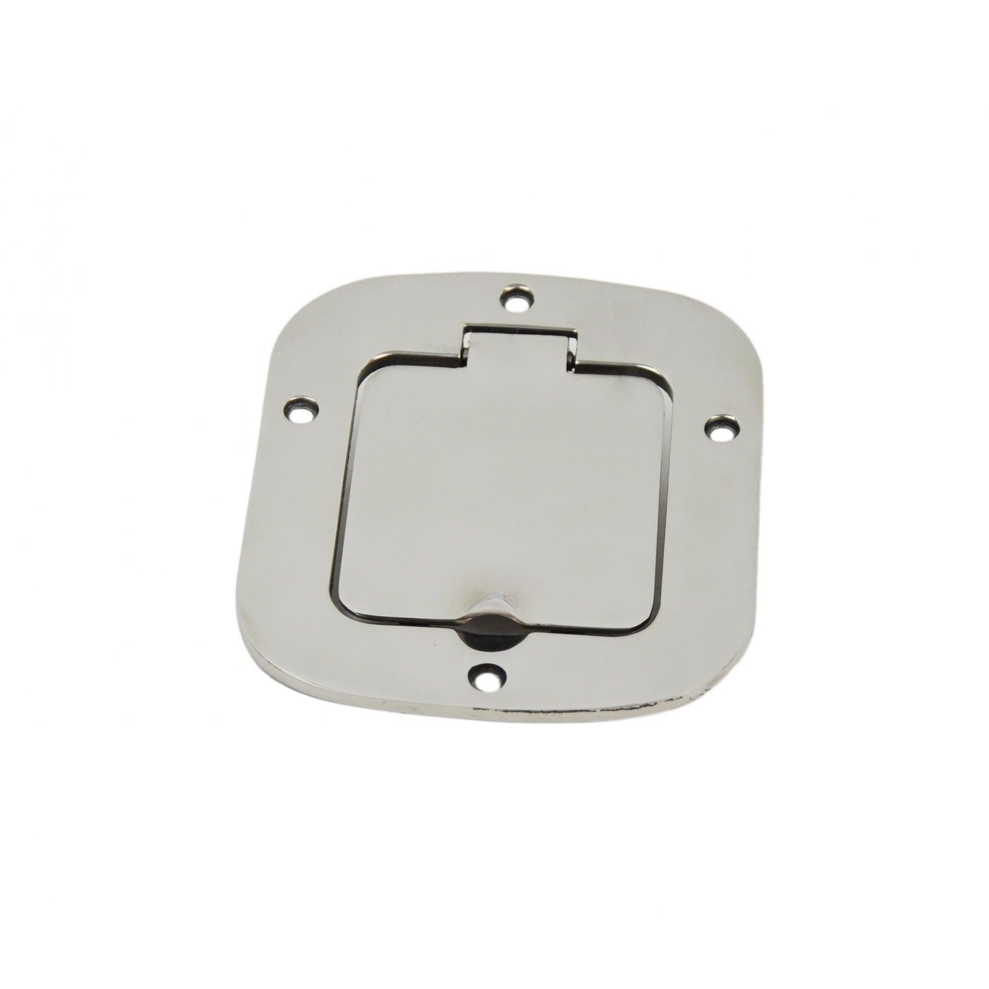 KENTROL Jeep CJ/YJ Billet Style Gas Hatch 77-95 CJ and Wrangler YJ Polished Silver Kentrol  30559