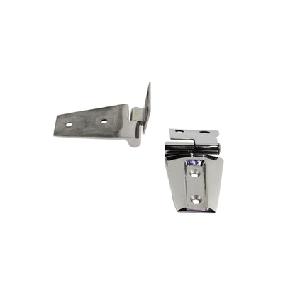 Kentrol Hood Hinges (Polished Stainless Steel) for 07-18 Jeep Wrangler JK 2 and 4 Door Models 30572