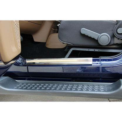 KENTROL Jeep JK Entry Guards 4 Pieces 4 Door 07-18 Wrangler JK Polished Silver Kentrol  30585