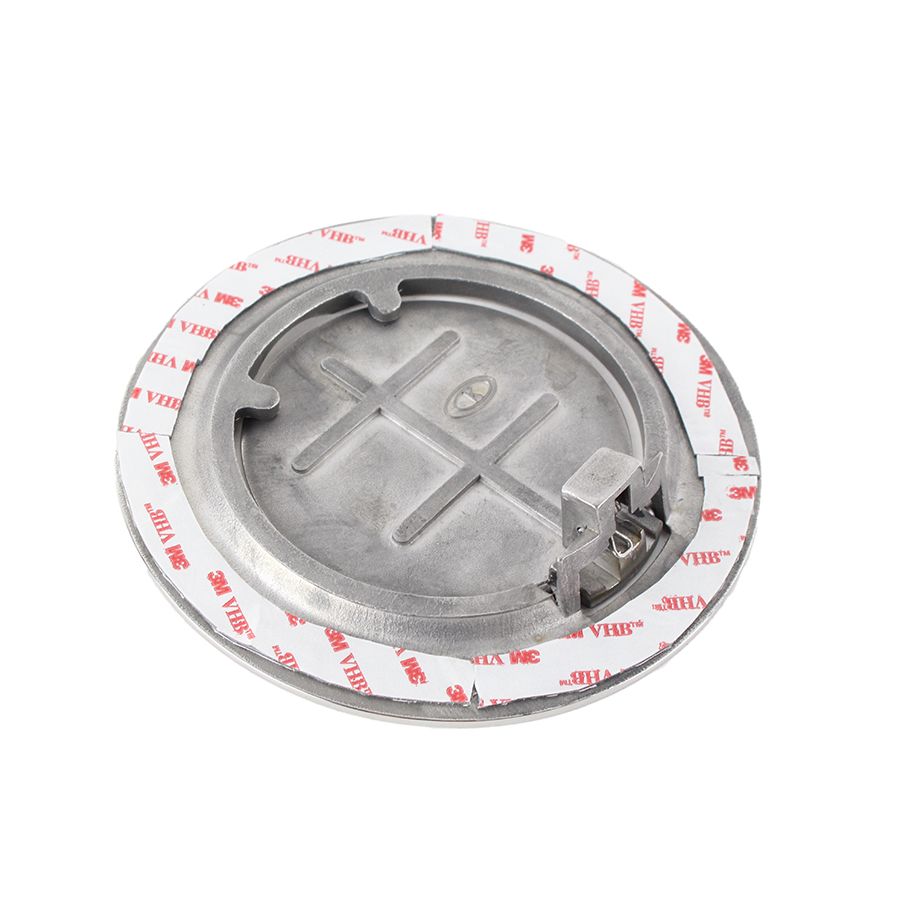 KENTROL Jeep JK Billet Style Gas Hatch 07-18 Wrangler JK Polished Silver Kentrol  30586
