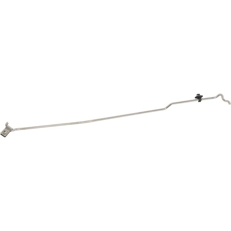 KENTROL Jeep JK Hood Prop Rod 07-18 Wrangler JK Polished Silver Kentrol  30594