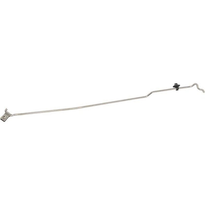 KENTROL Jeep JK Hood Prop Rod 07-18 Wrangler JK Polished Silver Kentrol  30594