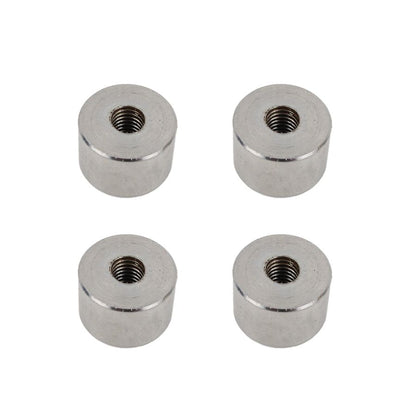 KENTROL Jeep TJ OEM Anti-Theft Door Nuts 97-06 Wrangler TJ Polished Silver Kentrol  30711