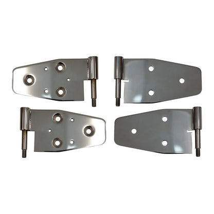 KENTROL Jeep TJ Door Hinge Set of 4 Pieces Polished For 03-06 Jeep Wrangler TJ Kentrol  30719