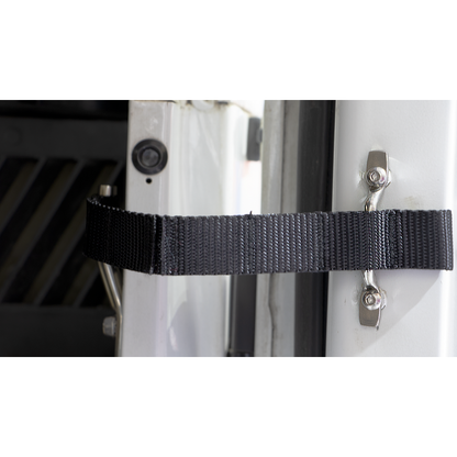 KENTROL Jeep CJ/YJ Door Strap Kit For 76-95 Jeep CJ/YJ Polished Stainless Steel Kentrol  30725