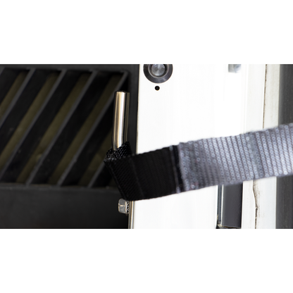 KENTROL Jeep CJ/YJ Door Strap Kit For 76-95 Jeep CJ/YJ Polished Stainless Steel Kentrol  30725