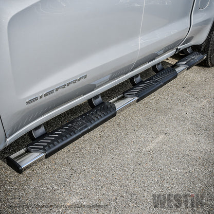 Westin R5 M-Series Wheel-to-Wheel Nerf Steps 2019-2024 Chevy/GMC Silverado/Sierra 1500 Crew Cab