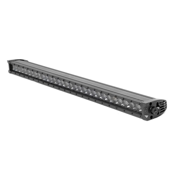 ROUGH COUNTRY | 30 Inch Black Series LED Light Bar  Single Row  Cool White DRL | 70730BLDRL