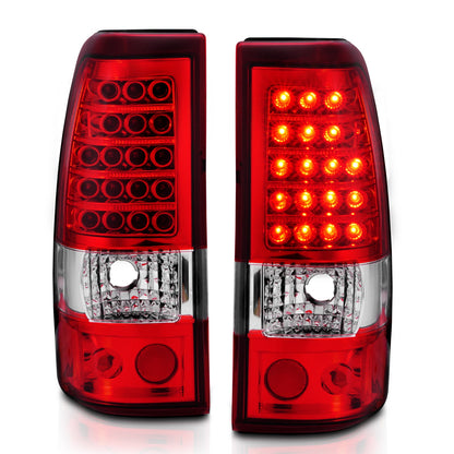 ANZO USA ZUKT_311007 Anzo ZUKT_311007 LED Tail Light Assembly LED Red/Clear Lens Pair