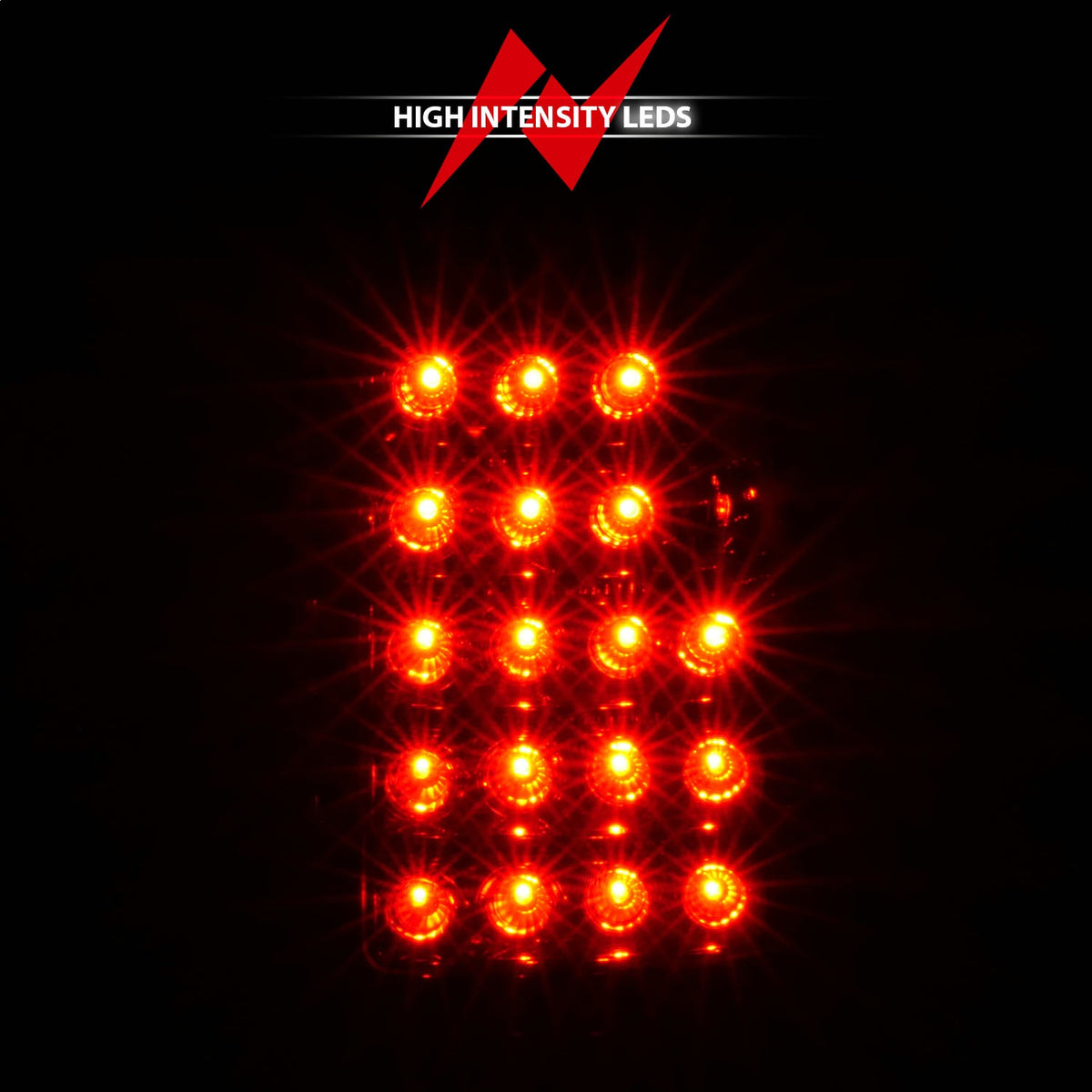 ANZO USA ZUKT_311007 Anzo ZUKT_311007 LED Tail Light Assembly LED Red/Clear Lens Pair