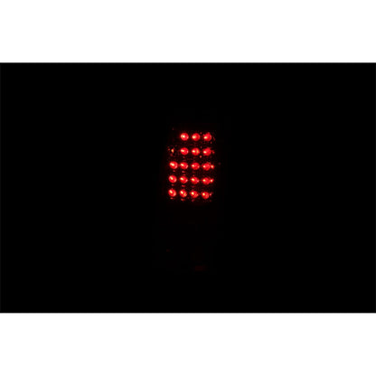 ANZO USA ZUKT_311008 Anzo ZUKT_311008 LED Tail Light Assembly LED Clear Lens Chrome