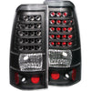 Anzo USA | LED Tail Light Assembly LED Clear Lens Black Housing Pair | Fits Silverado 1500 | 311009