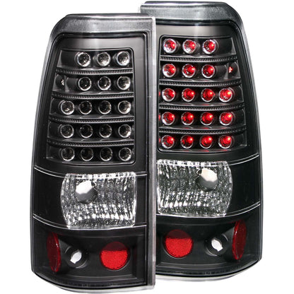 ANZO USA ZUKT_311009 Anzo ZUKT_311009 LED Tail Light Assembly LED Clear Lens Black