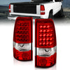 Anzo USA | LED Tail Light Assembly LED Red/Clear Lens Pair | Fits Silverado 1500 | 311010