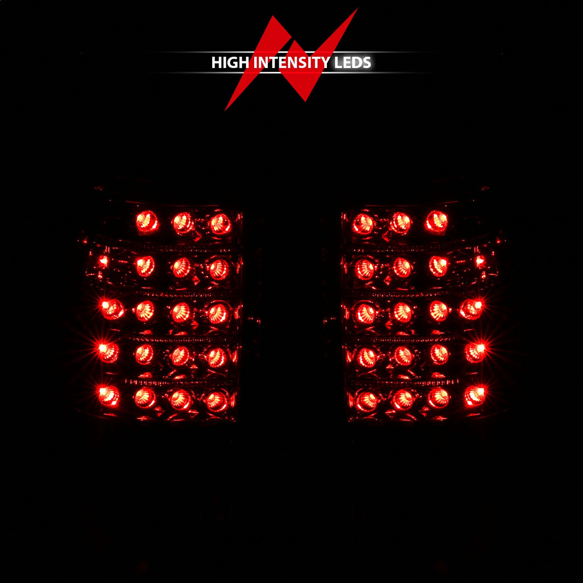 ANZO USA ZUKT_311010 Anzo ZUKT_311010 LED Tail Light Assembly LED Red/Clear Lens Pair
