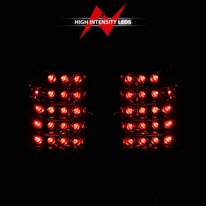 ANZO USA ZUKT_311010 Anzo ZUKT_311010 LED Tail Light Assembly LED Red/Clear Lens Pair