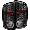Anzo USA | LED Tail Light Assembly LED Clear Lens Black Housing Pair | Fits Ram 1500 | 311018