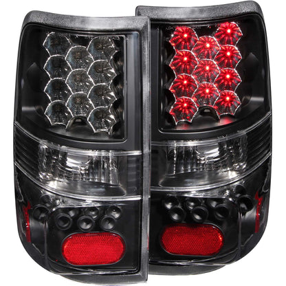 ANZO USA ZUKT_311024 Anzo ZUKT_311024 LED Tail Light Assembly LED Clear Lens Black