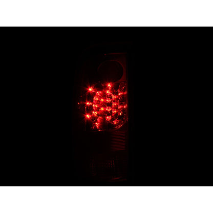 ANZO USA ZUKT_311026 Anzo ZUKT_311026 Tail Light Assembly LED Clear Lens Chrome
