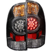 Anzo USA | LED Tail Light Assembly LED Clear Lens Black Housing Pair | Fits Tacoma | 311042
