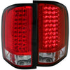 Anzo USA | LED Tail Light Assembly LED Red/Clear Lens Pair | Fits Silverado 1500 | 311047