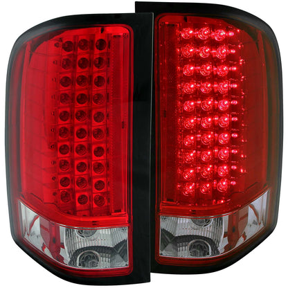 ANZO USA ZUKT_311047 Anzo ZUKT_311047 LED Tail Light Assembly LED Red/Clear Lens Pair