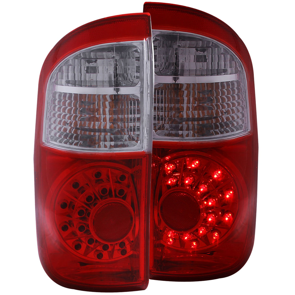 ANZO USA ZUKT_311060 Anzo ZUKT_311060 LED Tail Light Assembly LED Red/Clear Lens Pair