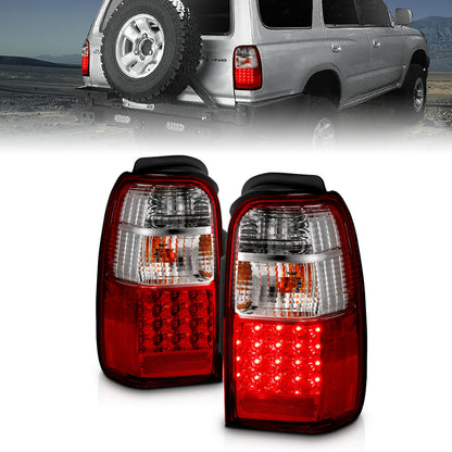 ANZO USA ZUKT_311070 Anzo ZUKT_311070 LED Tail Light Assembly LED Red/Clear Lens Pair