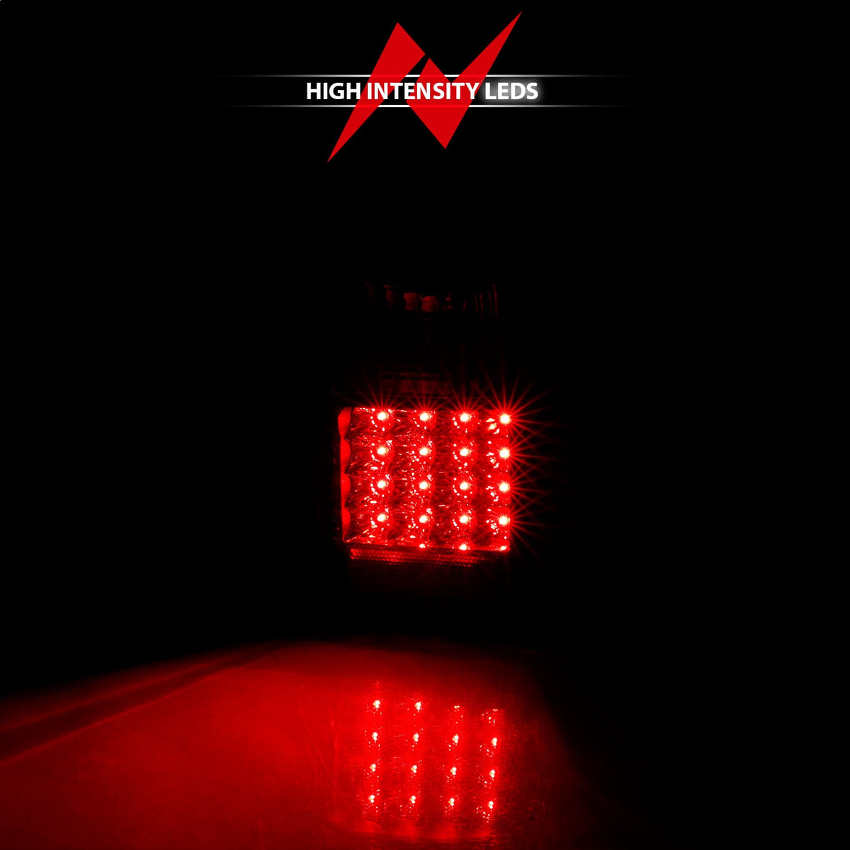 ANZO USA ZUKT_311099 Anzo ZUKT_311099 LED Tail Light Assembly LED Clear Lens Black