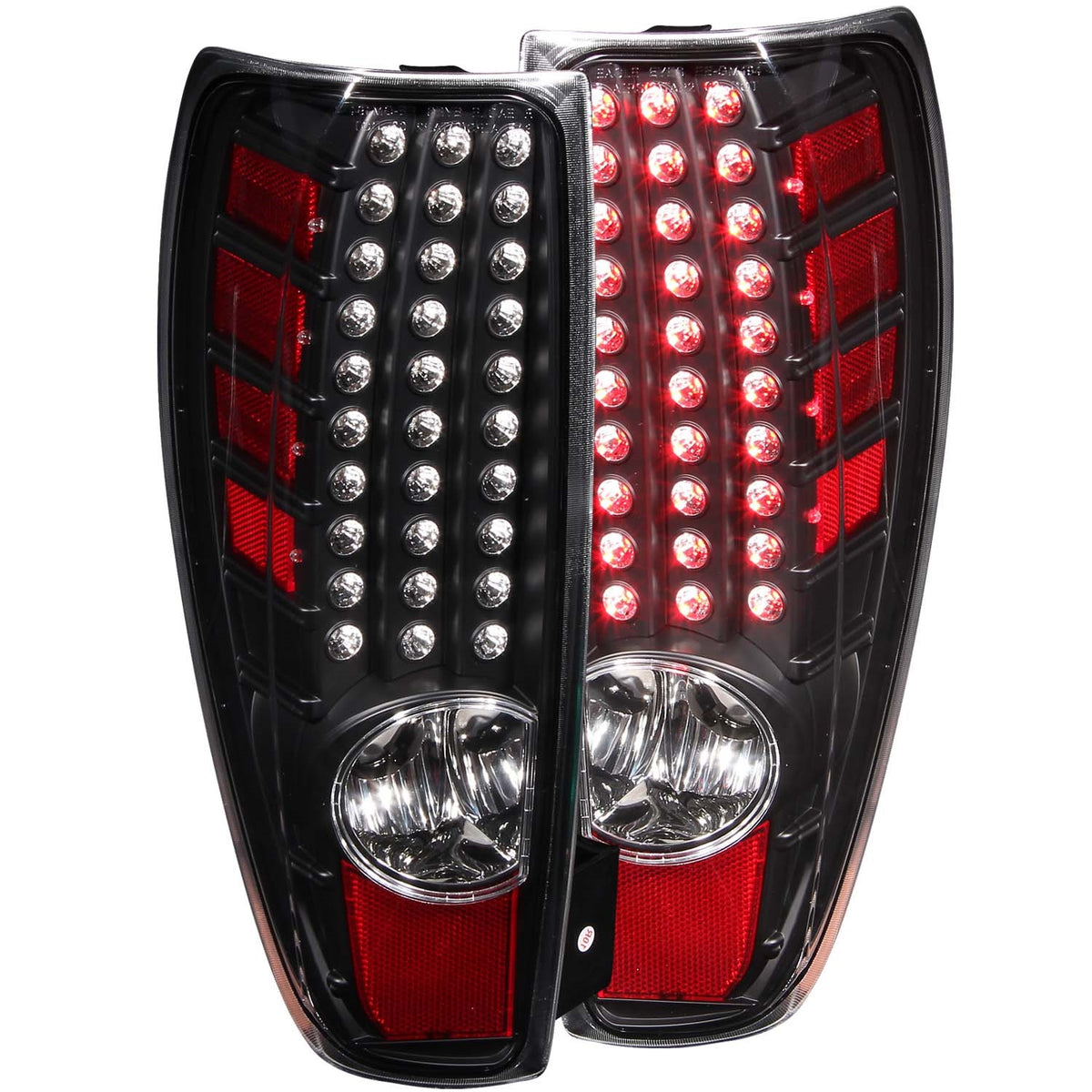 ANZO USA ZUKT_311136 Anzo ZUKT_311136 LED Tail Light Assembly LED Clear Lens Black