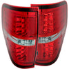 Anzo USA | LED Tail Light Assembly LED Red/Clear Lens Pair | Fits F-150 | 311139