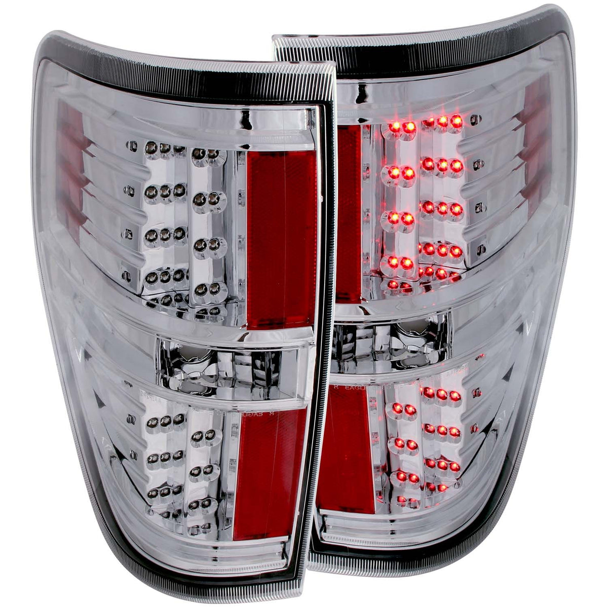 ANZO USA ZUKT_311147 Anzo ZUKT_311147 LED Tail Light Assembly LED Red/White Clear Lens