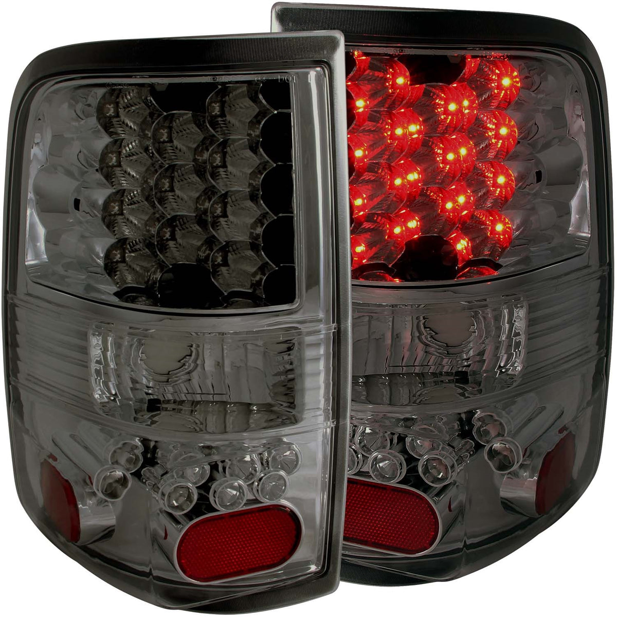 ANZO USA ZUKT_311171 Anzo ZUKT_311171 LED Tail Light Assembly LED Smoke Lens Pair