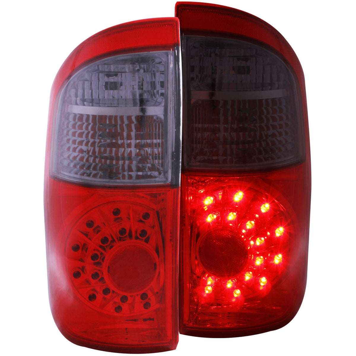 ANZO USA ZUKT_311177 Anzo ZUKT_311177 LED Tail Light Assembly LED Red/Smoke Lens Red