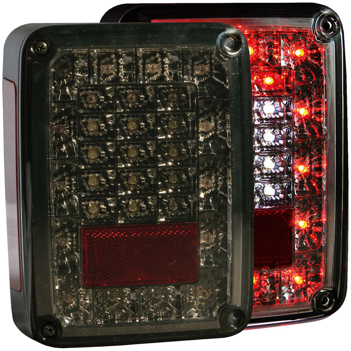 ANZO USA ZUKT_311203 Anzo ZUKT_311203 LED Tail Light Assembly LED Smoke Lens Pair