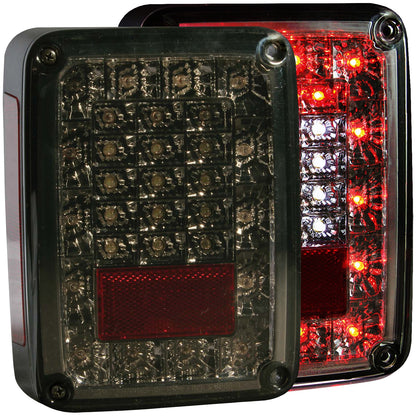 ANZO USA ZUKT_311203 Anzo ZUKT_311203 LED Tail Light Assembly LED Smoke Lens Pair