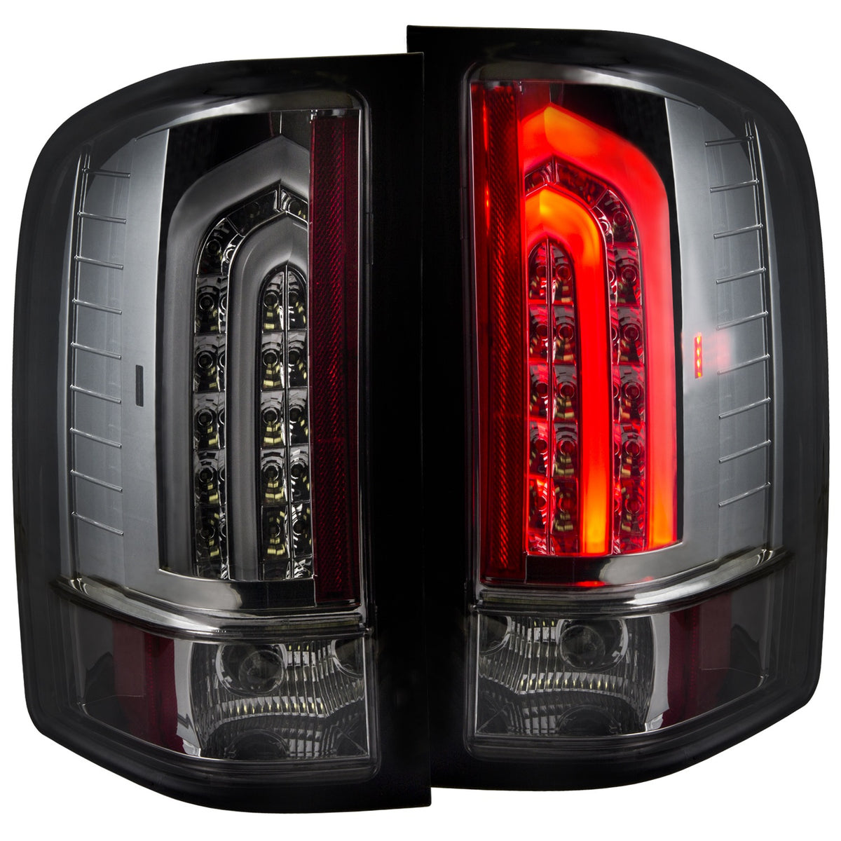 ANZO USA ZUKT_311226 Anzo ZUKT_311226 LED Tail Light Assembly LED Smoke Lens G2 Pair