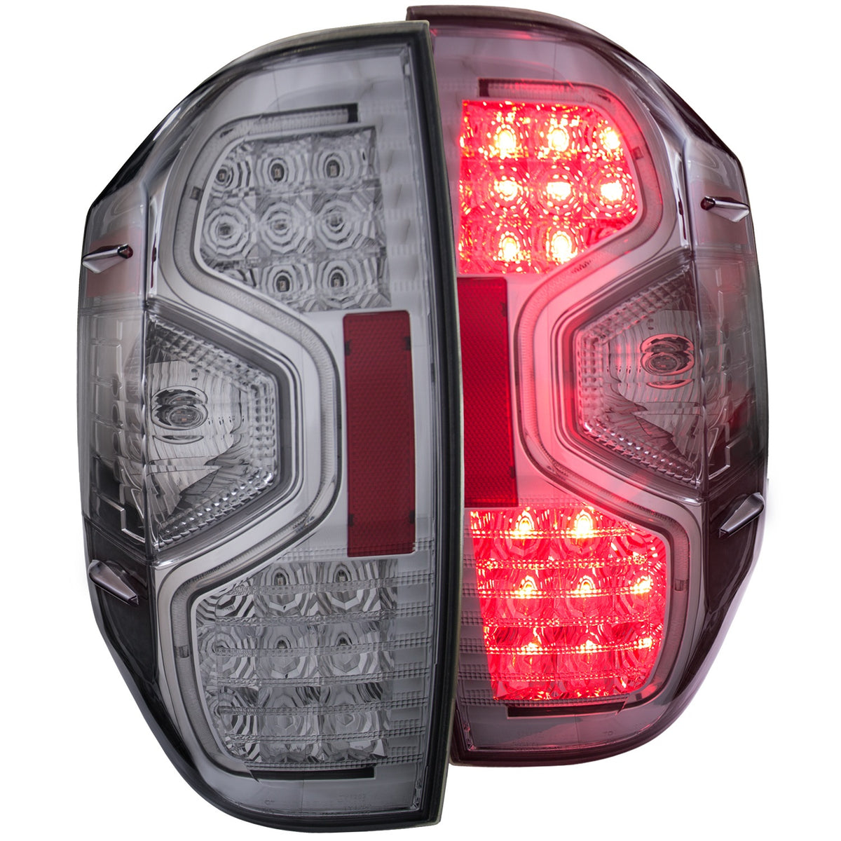 ANZO USA ZUKT_311235 Anzo ZUKT_311235 Tail Light Assembly LED Clear Lens Chrome