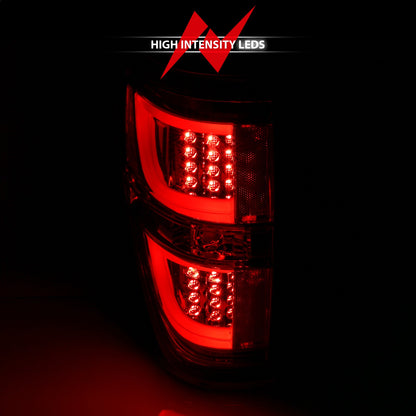 ANZO USA ZUKT_311257 Anzo ZUKT_311257 LED Tail Light Assembly LED Red/Clear Lens Black