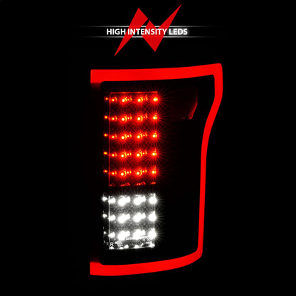 ANZO USA ZUKT_311261 Anzo ZUKT_311261 LED Tail Light Assembly LED Clear Lens Black