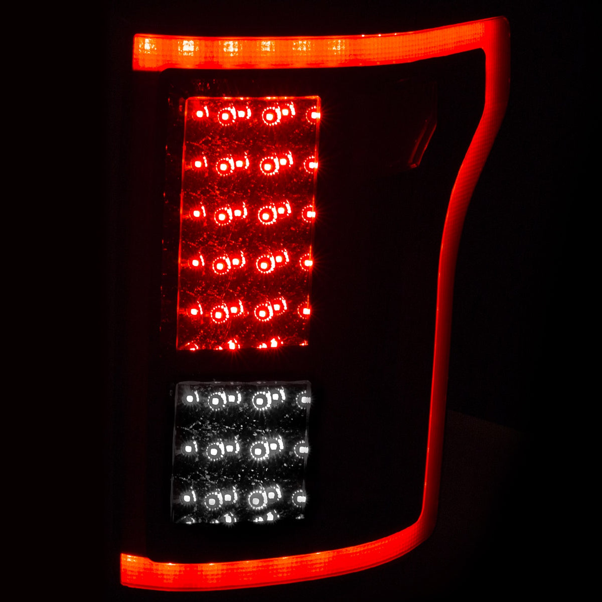 ANZO USA ZUKT_311263 Anzo ZUKT_311263 LED Tail Light Assembly LED Red/Smoke Lens Pair