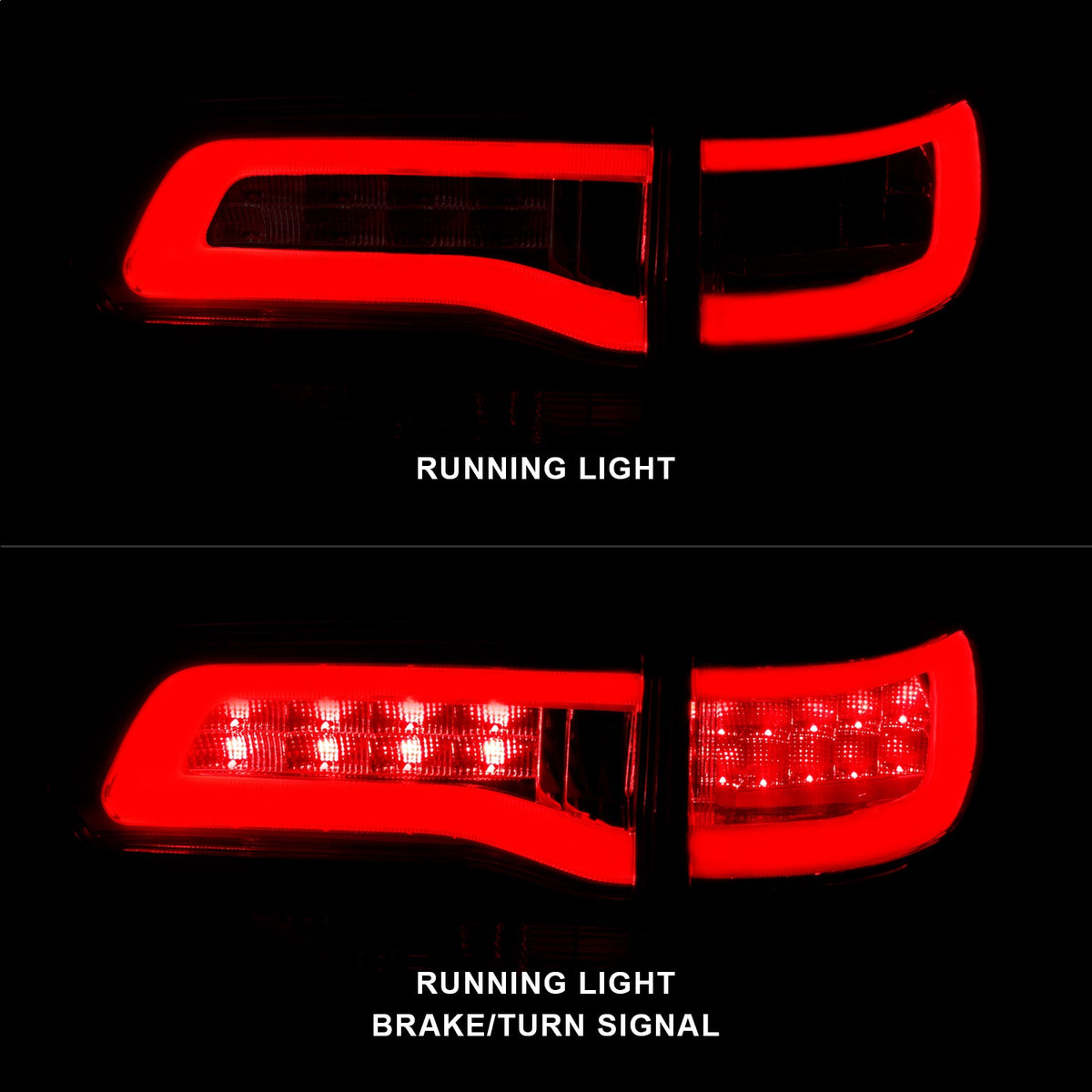 ANZO USA ZUKT_311268 Anzo ZUKT_311268 LED Tail Light Assembly LED Red/Clear Lens