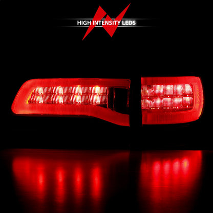 ANZO USA ZUKT_311269 Anzo ZUKT_311269 LED Tail Light Assembly LED Red/Smoke Lens