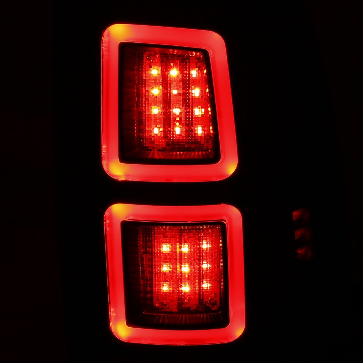 ANZO USA ZUKT_311273 Anzo ZUKT_311273 LED Tail Light Assembly LED Black for Fits 1500