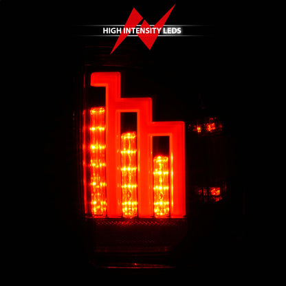 ANZO USA ZUKT_311282 Anzo ZUKT_311282 LED Tail Light Assembly Smoke Lens Black Housing