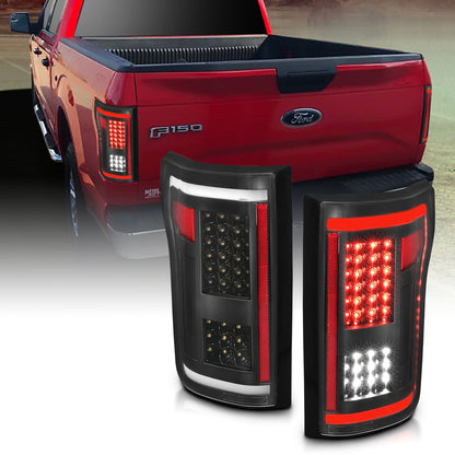 ANZO USA ZUKT_311285 Anzo ZUKT_311285 LED Tail Light Assembly LED Clear Lens Black
